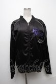 画像1: galaxxxy / 刺繍ブルゾン  黒 S-24-12-29-044-PU-JA-AS-ZT063 (1)