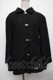 画像1: NieR Clothing / ラメツイードジャケット  黒 S-25-01-05-036-PU-JA-AS-ZT188 (1)