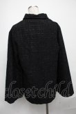画像2: NieR Clothing / ラメツイードジャケット  黒 S-25-01-05-036-PU-JA-AS-ZT188 (2)