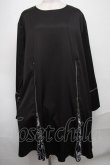 画像1: NieR Clothing / ZIPワンピース  黒 S-25-01-05-037-PU-OP-AS-ZT190 (1)