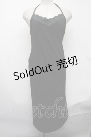 画像: Ozz On / ホルターネックワンピース  黒 S-25-01-09-061-OO-TO-HR-ZS