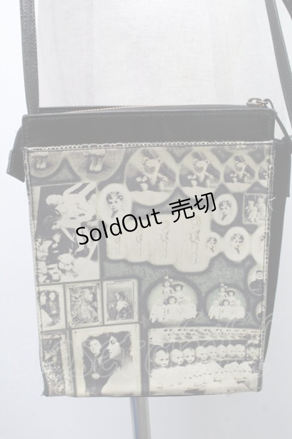 画像1: Jean Paul GAULTIER / アンティークドールショルダー  ベージュｘ黒 S-25-01-09-013-GO-BG-AS-ZS (1)