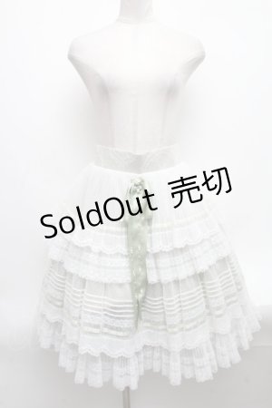 画像: hoshibako / ×AloisWang・le muguet fleuritすずらんのスカート  グリーン S-25-01-11-081-PU-OP-AS-ZT348