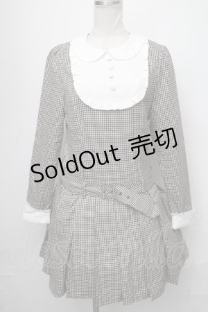 画像: Ank Rouge /千鳥ワンピース  ブラウン S-25-01-11-027-CA-OP-AS-ZT153