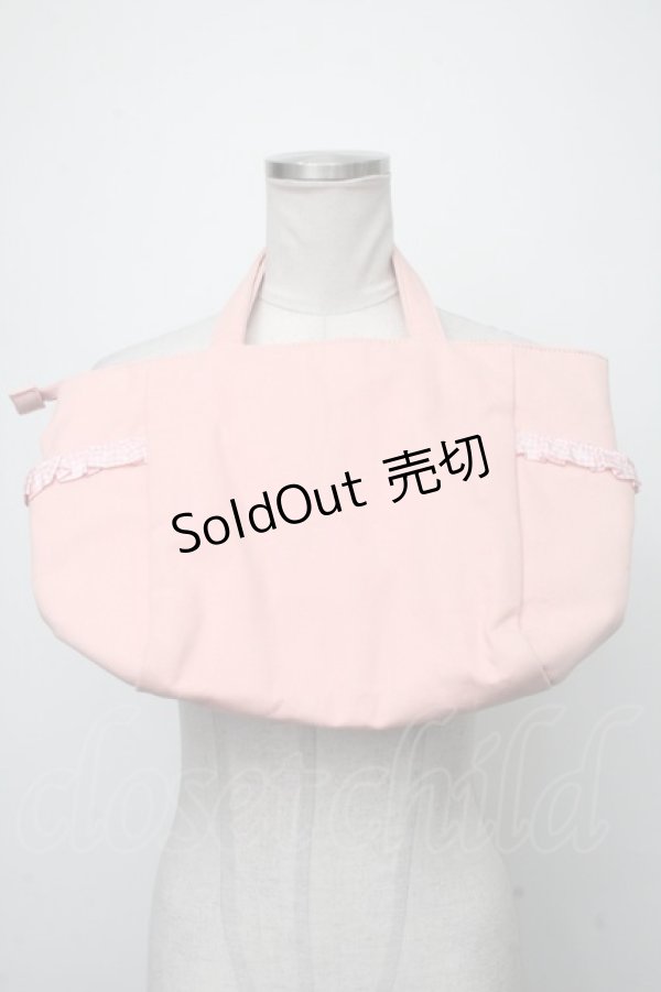 画像2: 【SALE】Maison de FLEUR / Wish me mell サイドポケットトートバッグ  ピンク S-25-01-11-004-LO-BG-ET-ZT308 (2)