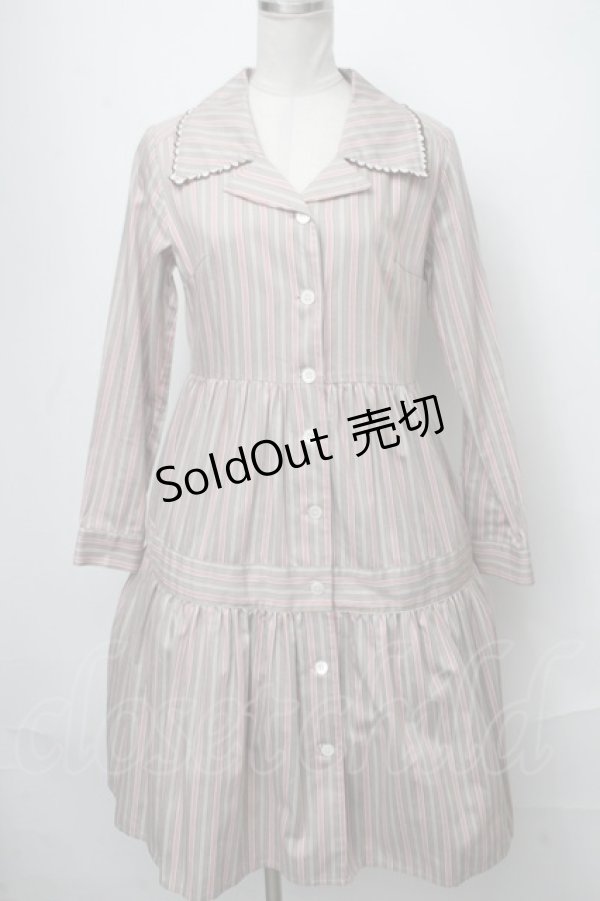 画像1: MILK / Lilyティアードワンピース  ベージュ S-25-01-11-042-ML-OP-AS-ZT154 (1)