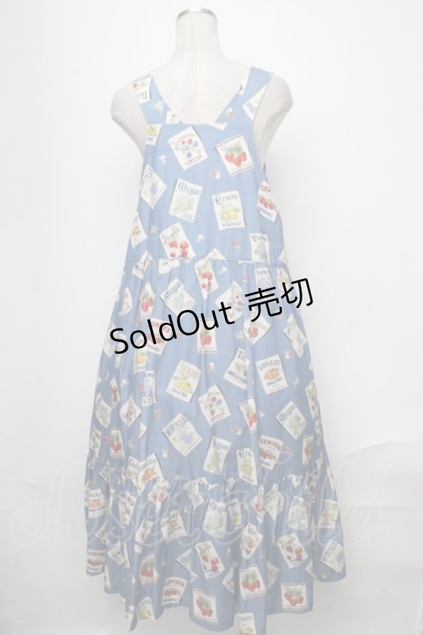 画像2: Jane Marple / My favorite labelsサロペットスカート  ブルー S-25-01-11-048-JM-OP-AS-ZS (2)