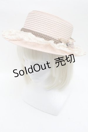 画像: axes femme / 巻バラレースカンカン帽   S-25-01-15-005-AX-AC-AS-ZS