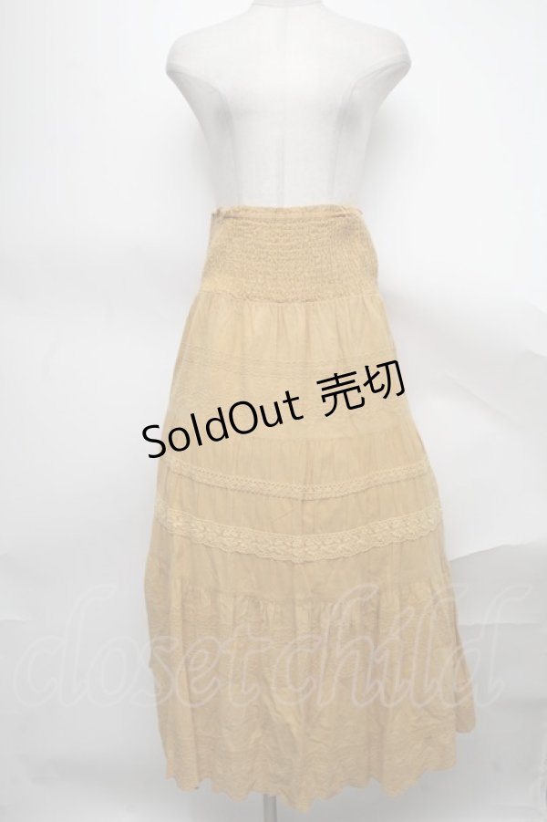 画像1: axes femme / 2wayコットンスカート  からし S-25-01-15-084-AX-SK-AS-ZS (1)