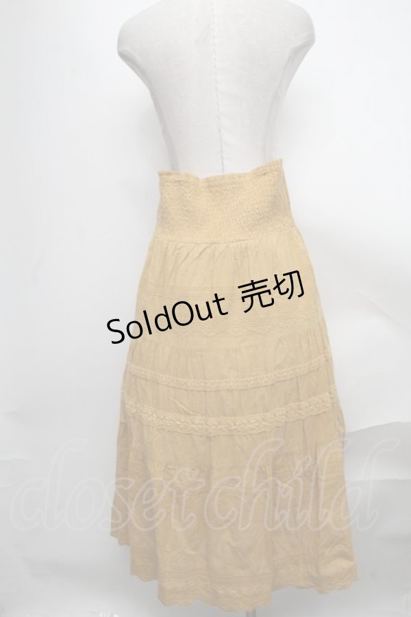 画像2: axes femme / 2wayコットンスカート  からし S-25-01-15-084-AX-SK-AS-ZS (2)