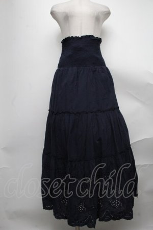 画像: axes femme / 2wayコットンスカート  紺 S-25-01-15-086-AX-SK-AS-ZI