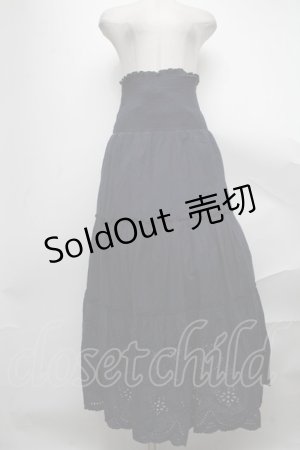 画像: axes femme / 2wayコットンスカート  紺 S-25-01-15-086-AX-SK-AS-ZT398