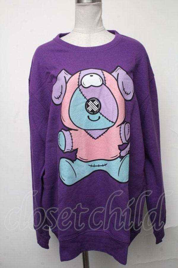 画像1: NieR Clothing / ONEくんスウェット  紫 S-25-01-19-020-PU-TO-AS-ZT307 (1)