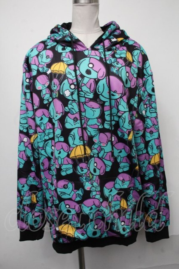 画像1: NieR Clothing / ONEくんパーカー  黒 S-25-01-19-031-PU-JA-AS-ZT328 (1)