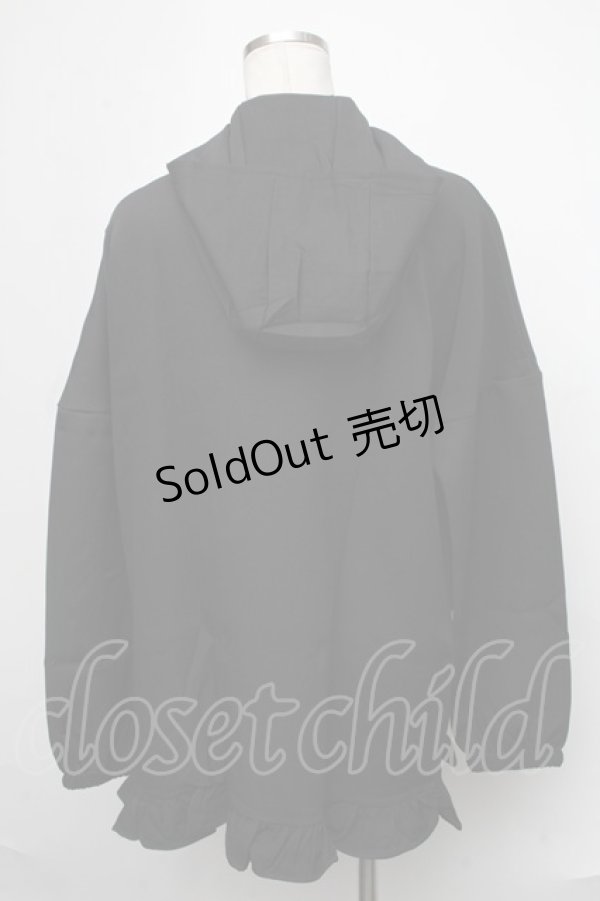 画像2: NieR Clothing / 刺繍パーカー  黒 S-25-01-22-1077-PU-TO-HR-ZS (2)