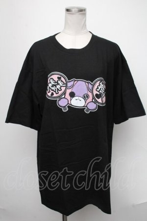 画像: NieR Clothing / ちゃむちゃむ推しTシャツ  黒 S-25-01-22-1060-PU-TO-AS-ZS
