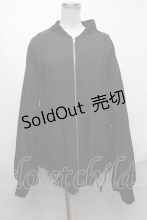 画像: 【SALE】Jamie エーエヌケー / ハーネスBigブルゾン  黒 S-25-01-22-039-LO-CO-HR-ZTC024