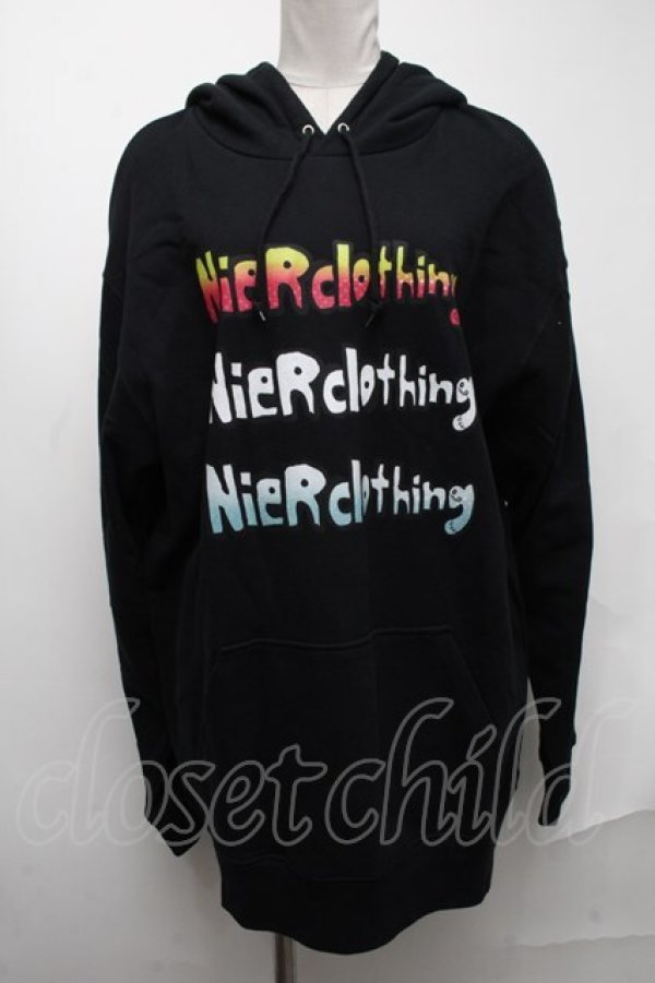 画像1: NieR Clothing / プリントスウェット  黒 S-25-01-22-048-PU-TO-AS-ZT319 (1)
