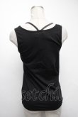 画像2: NieR Clothing / 刺繍タンク  黒 S-25-01-22-050-PU-TO-AS-ZS (2)