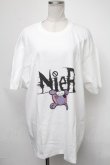 画像1: NieR Clothing / ちゃむちゃむTシャツ  白 S-25-01-23-019-PU-TO-AS-ZY (1)