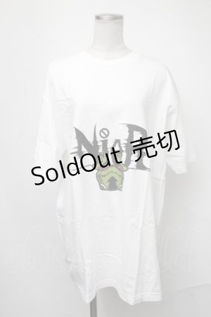 画像: NieR Clothing / プリントTシャツ  白 S-25-01-23-030-PU-TO-AS-ZS