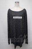 画像1: NieR Clothing / ロゴトレーナー  黒 S-25-01-23-038-PU-TO-HR-ZT311 (1)