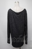 画像2: NieR Clothing / ロゴトレーナー  黒 S-25-01-23-038-PU-TO-HR-ZT311 (2)