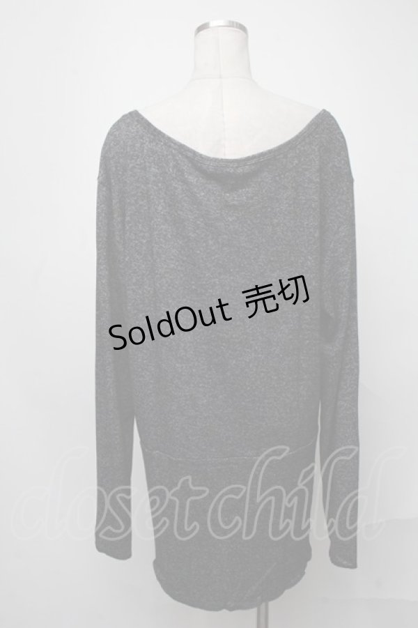 画像2: NieR Clothing / ロゴトレーナー  黒 S-25-01-23-038-PU-TO-HR-ZT311 (2)