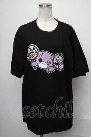 画像: NieR Clothing / ちゃむちゃむ推しTシャツ  黒 S-25-01-23-048-PU-TO-AS-ZI