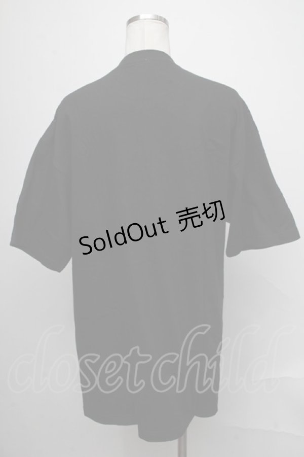 画像2: NieR Clothing / ちゃむちゃむ推しTシャツ  黒 S-25-01-23-050-PU-TO-AS-ZI (2)