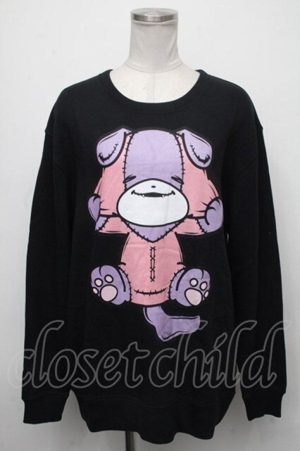 画像1: NieR Clothing / プリントトレーナー  黒 S-25-01-25-017-PU-TO-HR-ZT311 (1)