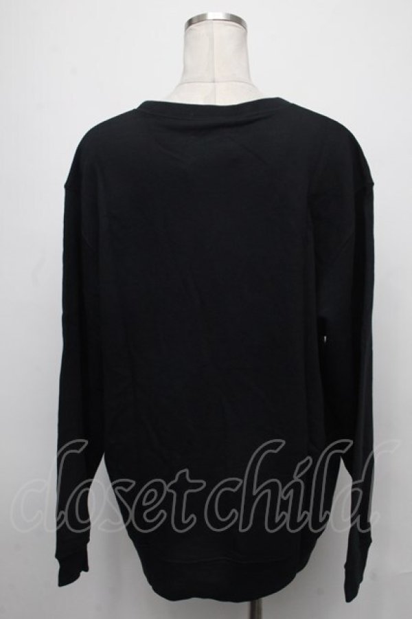 画像2: NieR Clothing / プリントトレーナー  黒 S-25-01-25-017-PU-TO-HR-ZT311 (2)