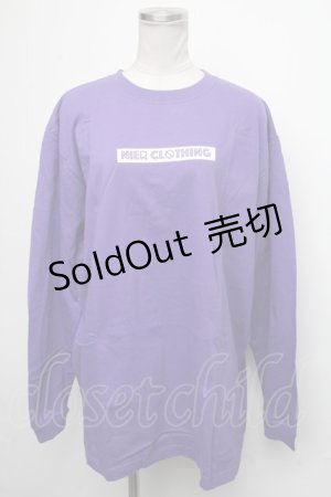 画像: NieR Clothing / プリントTシャツ  紫 S-25-01-27-057-PU-TO-AS-ZS