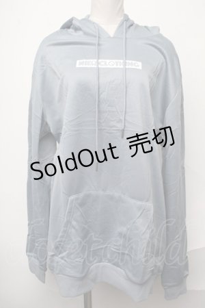画像: NieR Clothing / ロゴパーカー  グレー S-25-01-28-044-PU-TO-HR-ZS