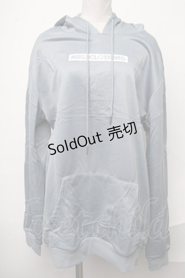 画像1: NieR Clothing / ロゴパーカー  グレー S-25-01-28-044-PU-TO-HR-ZS (1)