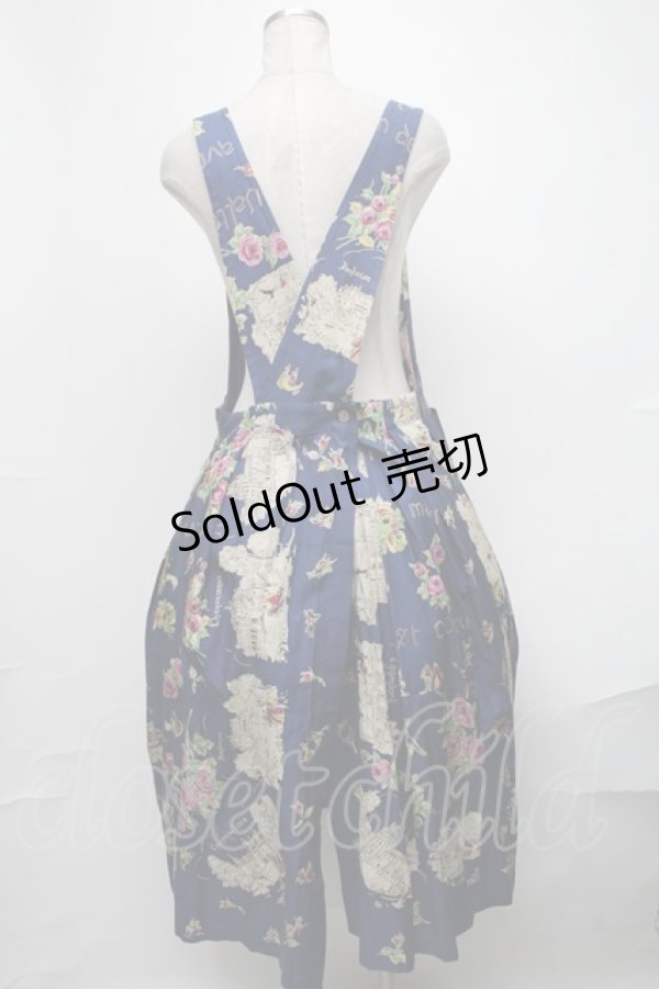 画像2: Jane Marple Dans Le Salon / Val de Loireエプロンドレス  ブルー S-25-01-31-062-JM-OP-HR-ZS (2)
