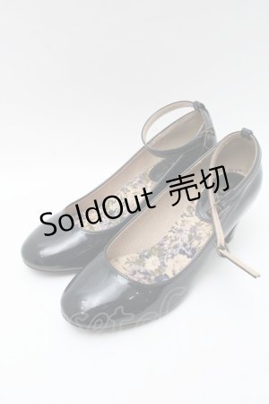 画像: axes femme / エナメルパンプス  黒 S-25-02-02-005-AX-SK-HR-ZT-K005