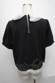 画像2: Swankiss / レース襟トップス  黒ｘ白 S-25-02-02-061-CA-TO-HR-ZS (2)