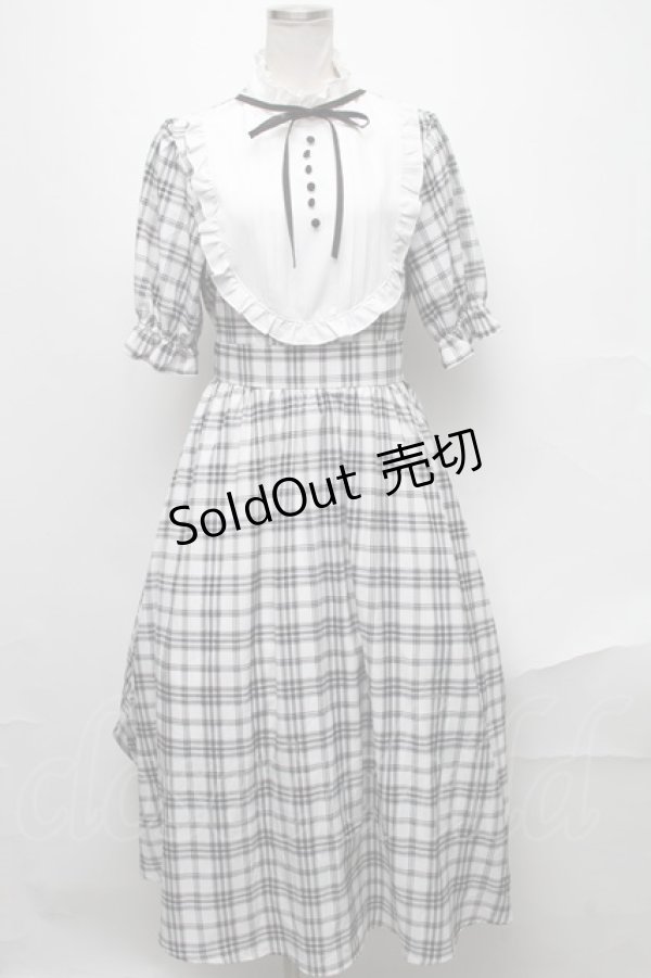 画像1: m petit by misako / ワンピース  白ｘ黒 S-25-02-02-071-LO-OP-AS-ZS (1)