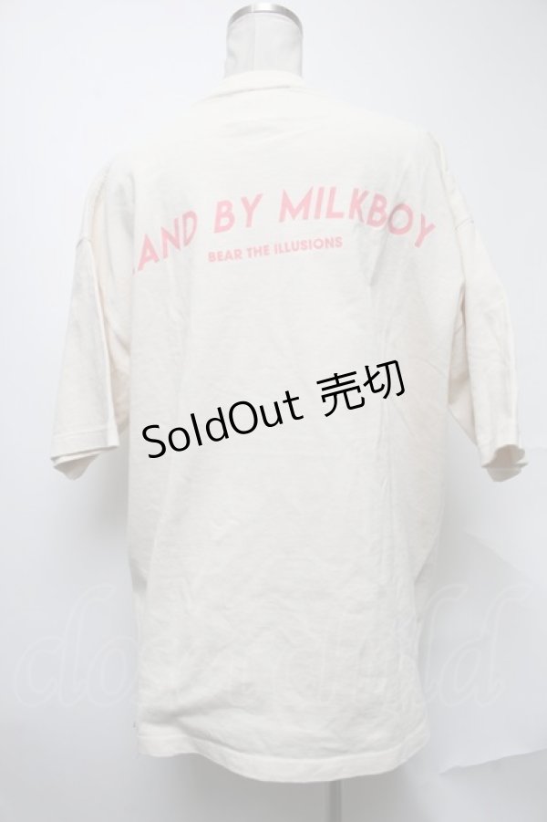 画像2: LAND by MILKBOY / LAND BEAR ワッペン TEE  オフ S-25-02-04-033-MB-TS-AS-ZS (2)