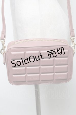 画像: Maison de FLEUR / ショコラショルダーバッグ  ピンク S-25-02-05-022-LO-BG-AS-ZS