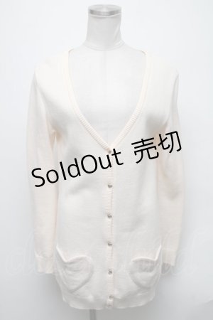 画像: MILK / ハートポケットカーディガン  ベージュ S-25-02-05-032-ML-TO-AS-ZS