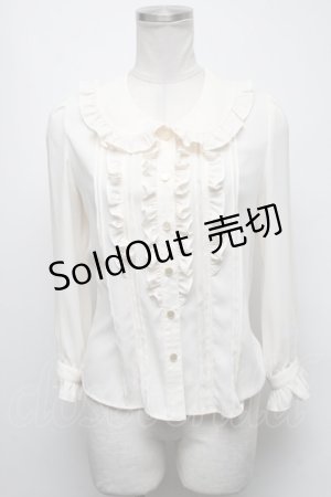 画像: MILK / フリルブラウス  オフ S-25-02-05-033-ML-BL-AS-ZS