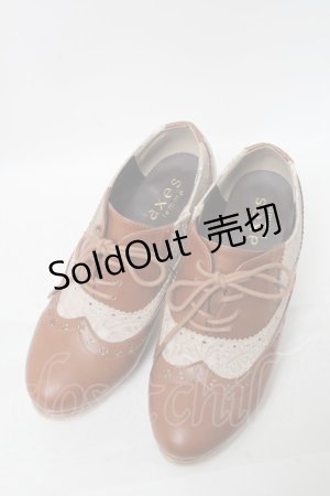 画像: axes femme / 刺繍ショートブーツ  ブラウン S-25-02-08-004-AX-SH-HR-ZS