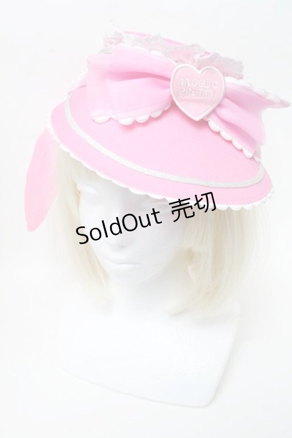 画像1: Angelic Pretty / Toys Donut Dinerサンバイザー  ピンク S-25-02-08-011-AP-AC-HR-ZS (1)