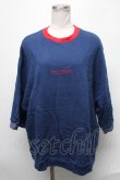 画像1: MILKBOY / 半袖スウェット  紺 S-25-02-11-037-MB-TS-AS-ZT063 (1)