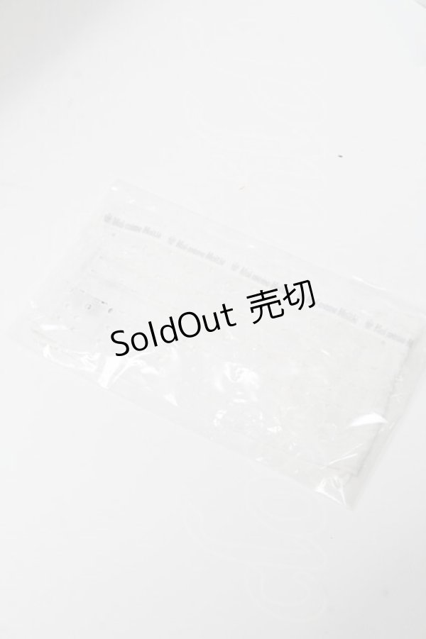 画像1: 【SALE】Moi-meme-Moitie / コットンレースマスク  白 S-25-02-11-003-MO-ZA-HR-ZT168-F003 (1)
