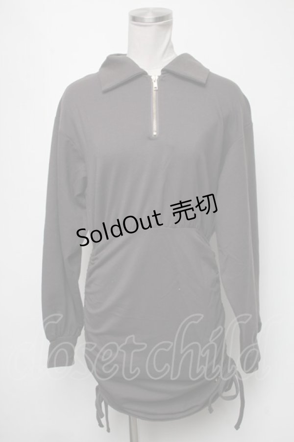 画像1: evelyn / スウェットタイトワンピース  グレー S-25-02-13-062-LO-OP-AS-ZT057 (1)