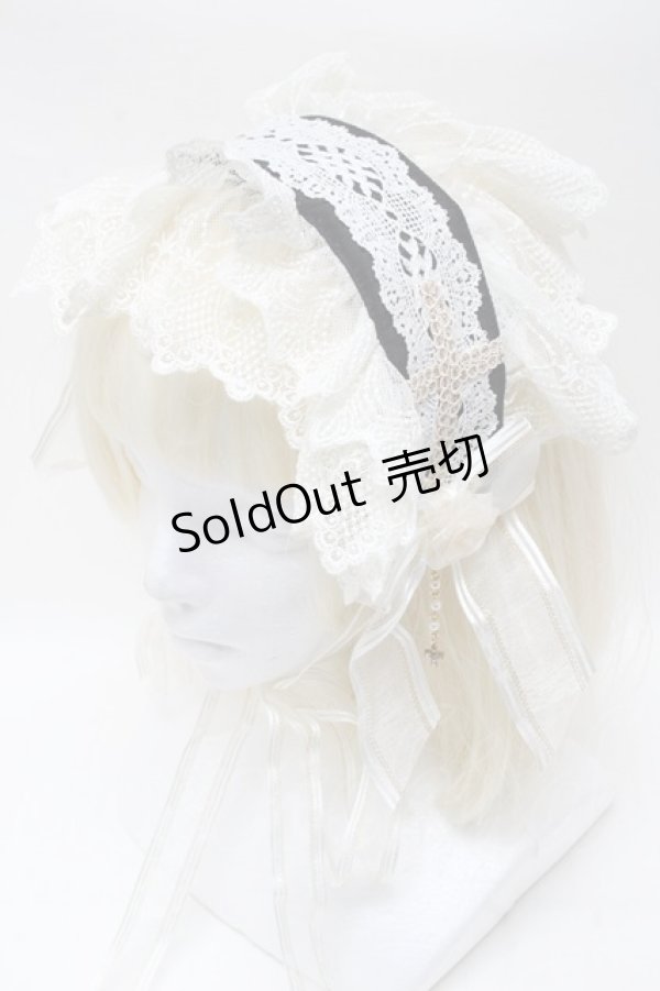 画像1: BABY,THE STARS SHINE BRIGHT / MariaのSisterヘッドドレス  黒 S-25-02-13-015-BA-AC-AS-ZS (1)
