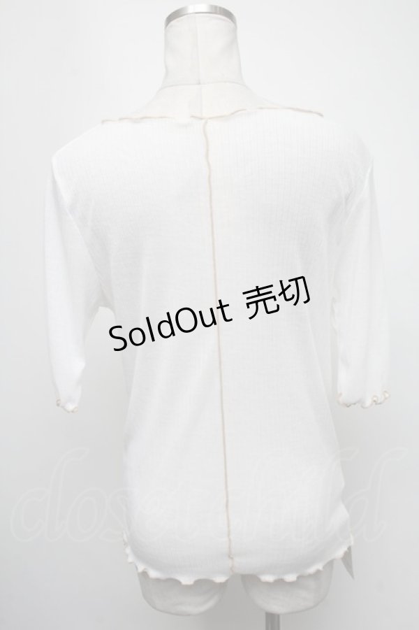 画像2: axes femme / シアートップス  白 S-25-02-13-028-AX-TO-HR-ZI (2)